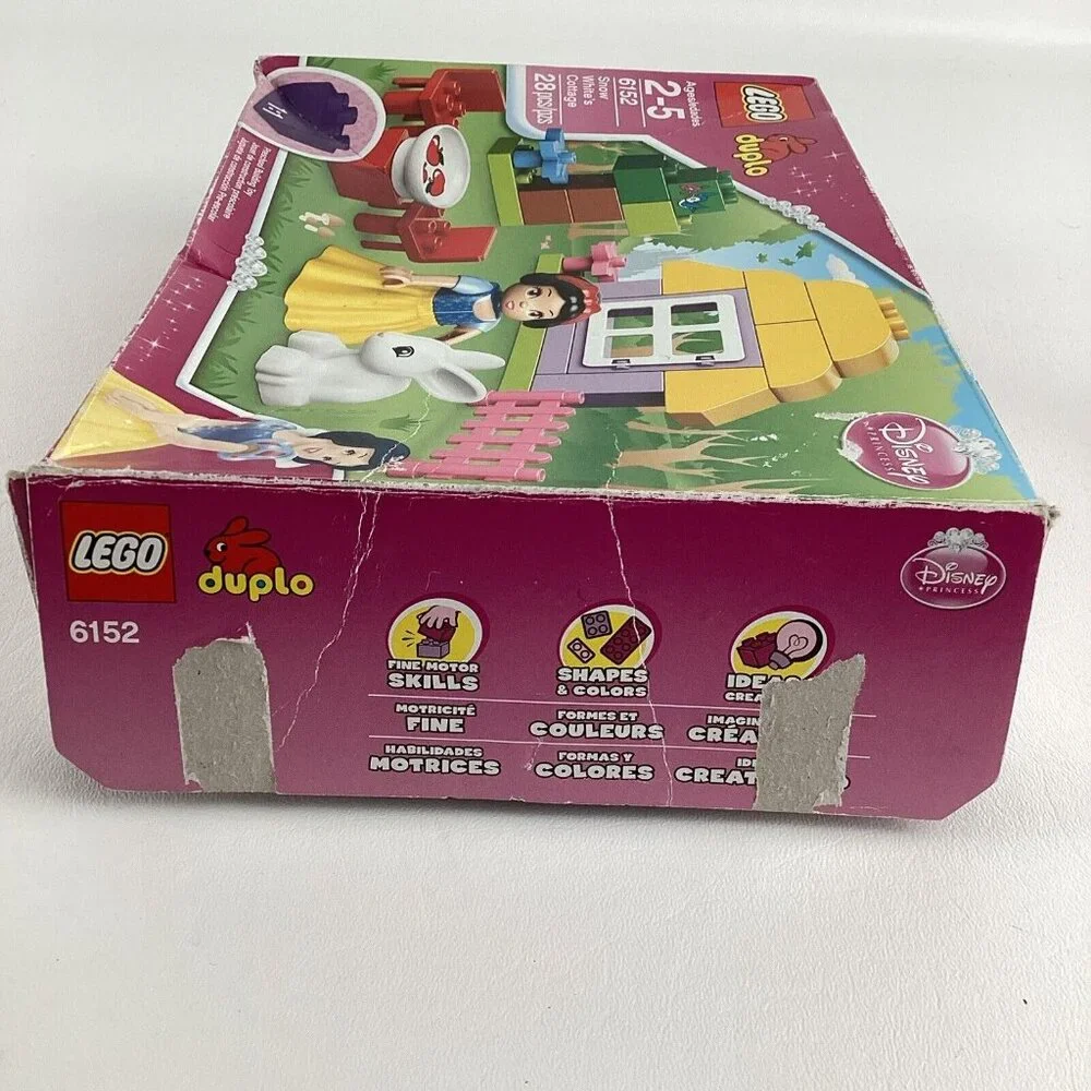 Lego Duplo Snow White's Cottage Preschool Building Toy Disney Princess 6152